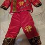 Boys Traditional Red New Year Costume, Warm Winter Chinese Outfit Set Image 3
