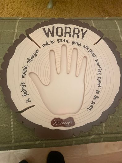 The Worry Plaque by The Irish Fairy Door Company
