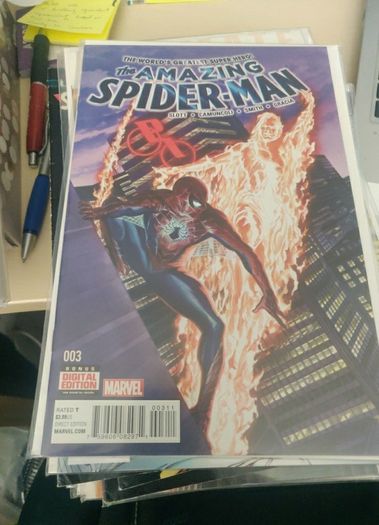 Spiderman comics 3 euro each