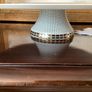 Ceramic Footed Floral Cake Display Plate Image 5