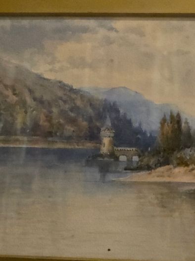 1911 Watercolour of Lake Verney - Signed