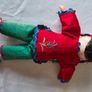 FIGURINE - RARE 1920s Door of Hope Mission Dolls Shanghai - SET OF 4 - 10 inch / 25cm - Pear Wood - Family Set Image 10