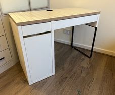 MICKE Desk IKEA, white/anthracite, 105x50 cm