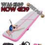 NEW SALE | 3M Air Gymnastics Track Tumbling Mat/Inflatable Gymnastics Tumble Track Gym Mat for Home Use/Training/Cheerleading/Yoga/Water Fun Image 2