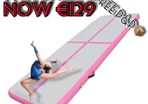 NEW SALE | Air Gymnastics Track Tumbling Mat/Inflatable Gymnastics Tumble Track Gym Mat for Home Use/Training/Cheerleading/Yoga/Water Fun
