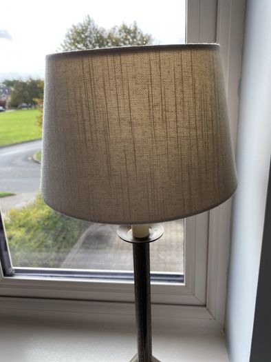 LAURA ASHLEY lamp with free lamp shade