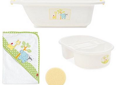 Mothercare Snoozie Safari Bath Set