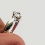 Brand New 9ct White Gold Diamond Solitaire Engagement Ring Image 6
