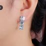 silver earrings Image 2