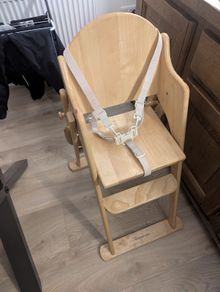Solid wood high chair