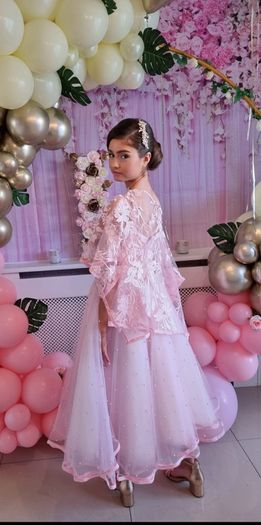 Girls Confirmation dress pink
