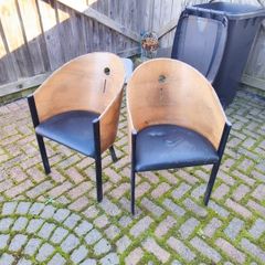 Two bucket chairs