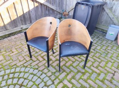 Two bucket chairs