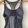 Moontide metallic grey sporty mesh Swimsuit size 12 Image 3