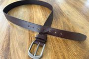 Genuine Brown Leather Belt