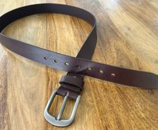 Genuine Brown Leather Belt