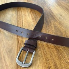 Genuine Brown Leather Belt