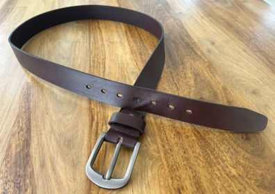 Genuine Brown Leather Belt