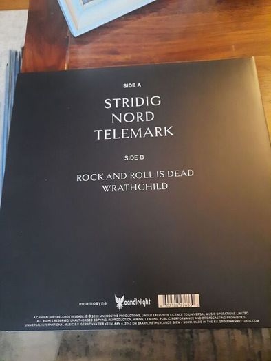 IHSAHN: Telemark LP -2020 UK Pressing -Split clear/black