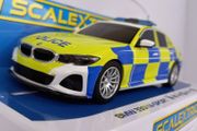 Scalextric BMW 330i Police Slot Car ( C4165 street )