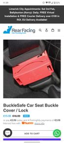 2 bucklesafe car seat buckle guard