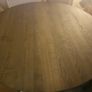 Luxury custom made mocha dining table with chairs Image 5