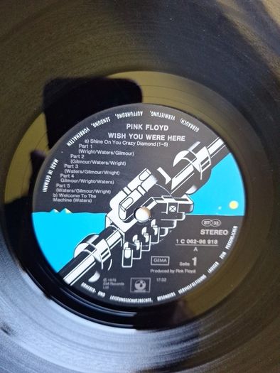 Vinyl Pink Floyd Wish You Were Here