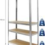 SALE SET OF 2 Heavy-Duty Workshop Shelving Units Image 2