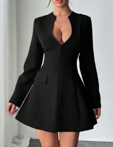 Womens V-Neck Dress