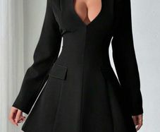 Womens V-Neck Dress