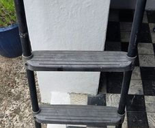 Trampoline ladder