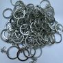 110 Lobster clasp keychain stainless steel brand new Image 3