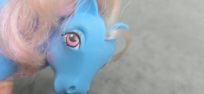 Squeezer Happy Tails Ponies Puppies MLP G1 My Little Pony