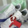 Off-White/White & Purple Sneakers Image 7