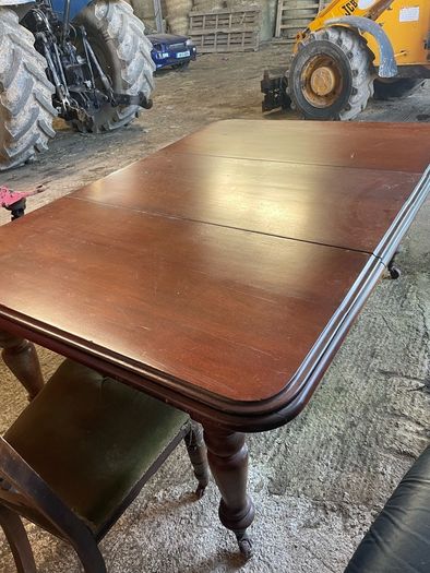 Old antique vintage kitchen table