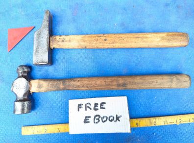 Pair of Blacksmiths 1lb Hammers