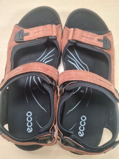 mens ECCO YUCATAN walking sandals brown leather shoes Size UK 10 EU 45