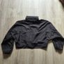 Black, cropped zip-up windbreaker jacket ZARA size 10 Image 5