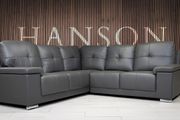 Hanson Fullback Leather Sofa Set