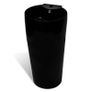 Ceramic Stand Bathroom Sink Basin Faucet/Overflow Hole Black Round Image 2