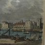 "Lambeth Palace, From Millbank in 1860" framed coloured Etching Image 4