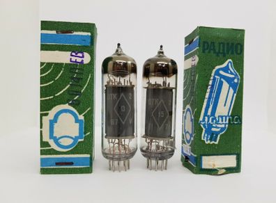 Reflektor EL84M (6P14P-EB) Pentode tube, matched pair