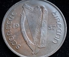 Ireland - 1937 - 1 Penny - Hen - KM.3 - [2746]