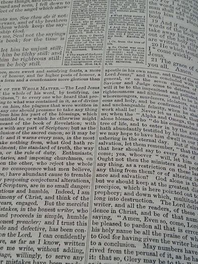 19th Century Family Bible (13x11 inches)