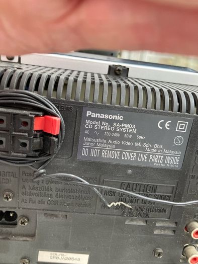 CD player and radio