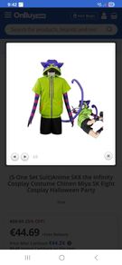 Miya Chinen costume, sk8 the Infinity