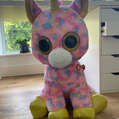 Xl beanie boo teddy unicorn