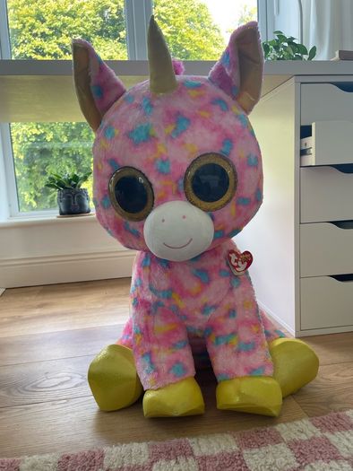 Xl beanie boo teddy unicorn