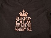 Will you Marry me tshirt