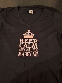 Will you Marry me tshirt